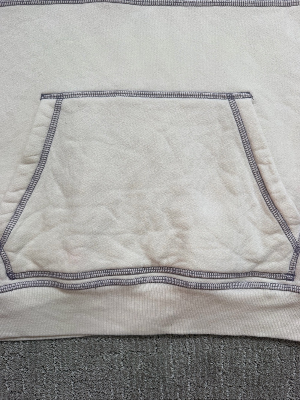 Madhappy Cream Hoodie with Contrasting Grey Stitching-Unisex sizing - Picture 2 of 11